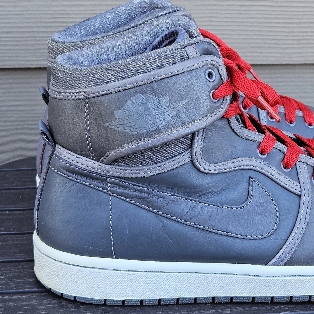 AIR JORDAN AJ1 KO GRAPHITE PREMIUM LEATHER SZ 10.5 DS 100% AUTHENTIC 503539 001